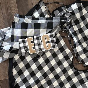 Black and White Checkered/plaid Christmas decor